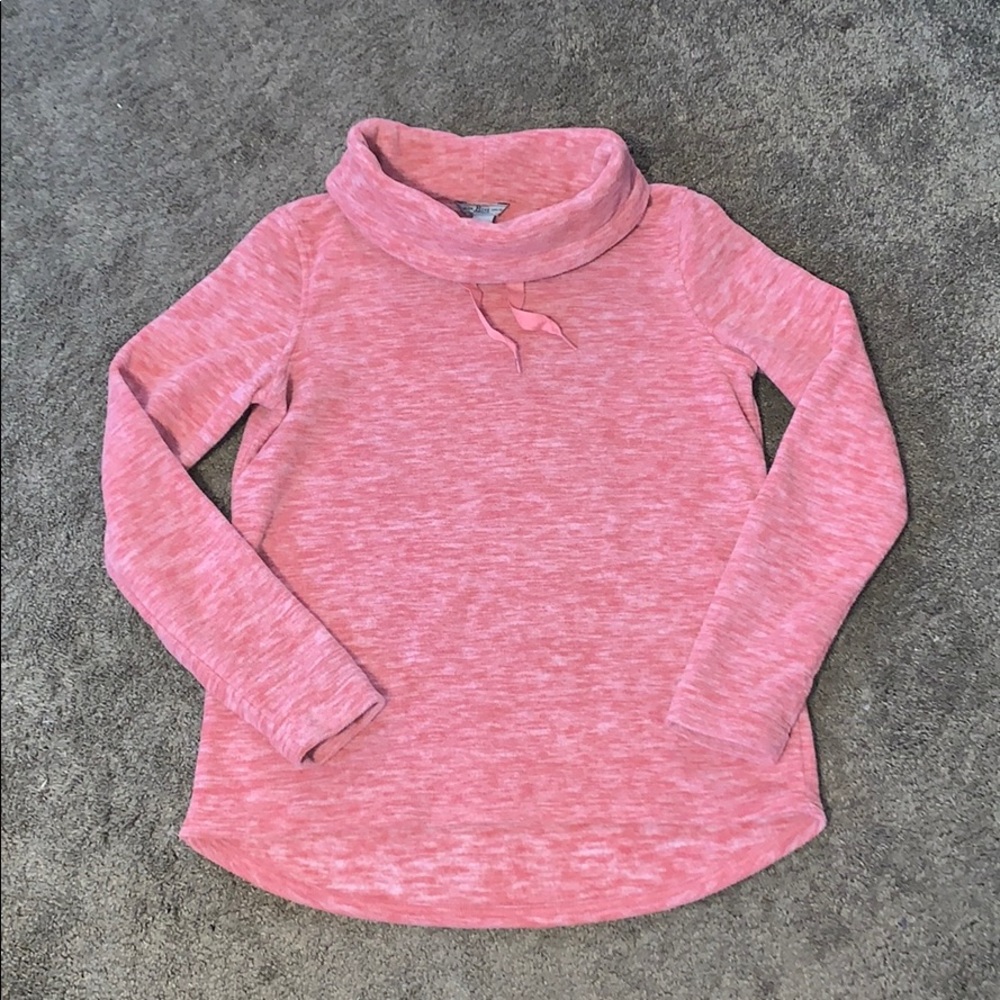 G.H. Bass & Co. Super Soft Cowl Neck Sweater Sweatshirt Women’s Small Red/Pink